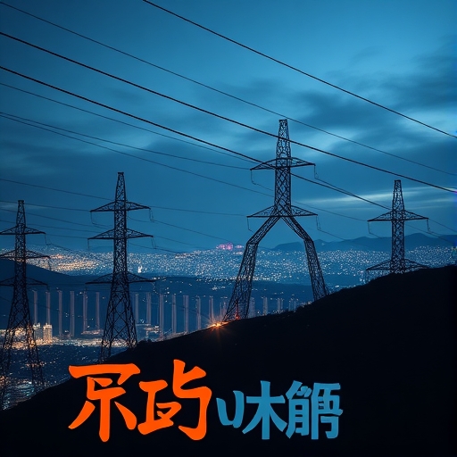 台灣電力供應網絡分佈圖