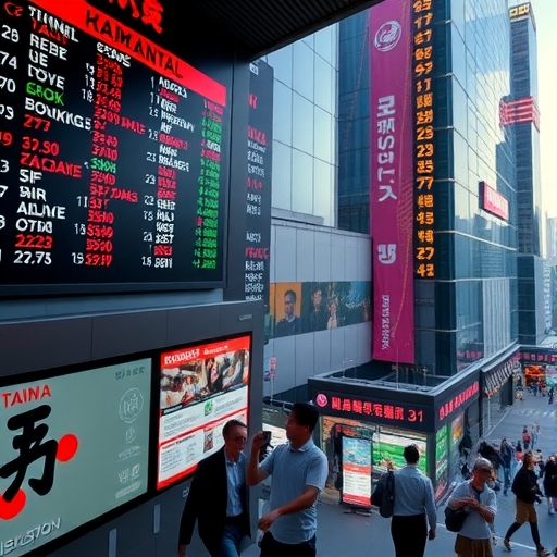 台灣股市的交易情況圖