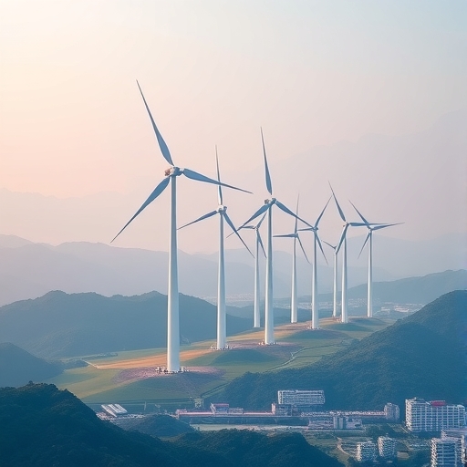 台灣離岸風力發電機場景