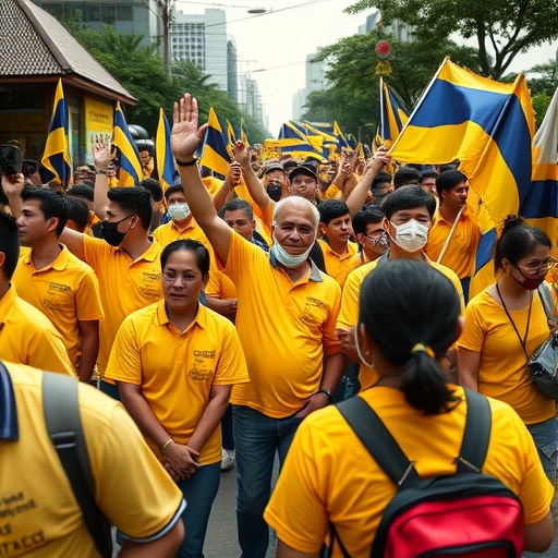 泰國股市顯示下跌趨勢的圖表