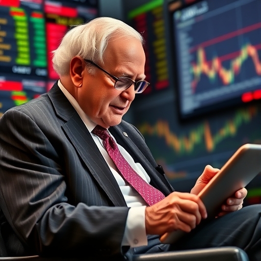 華倫·巴菲特分析股票圖表
