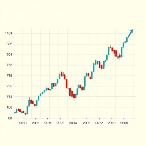 牛市的股市圖表