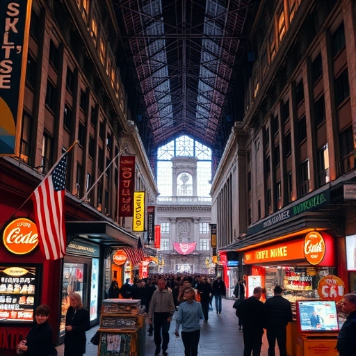 繁忙的股票市場