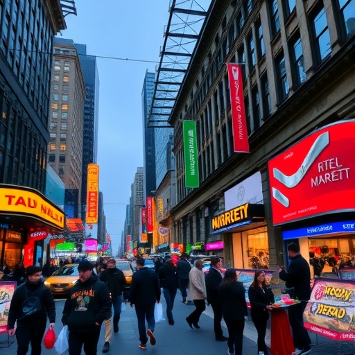 繁忙的股票市場