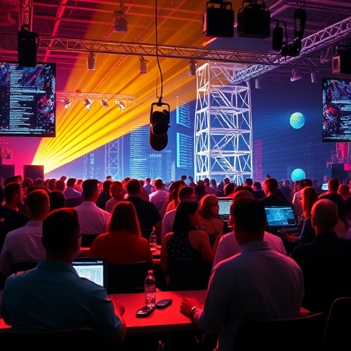 一個充滿活力的科技新創現場