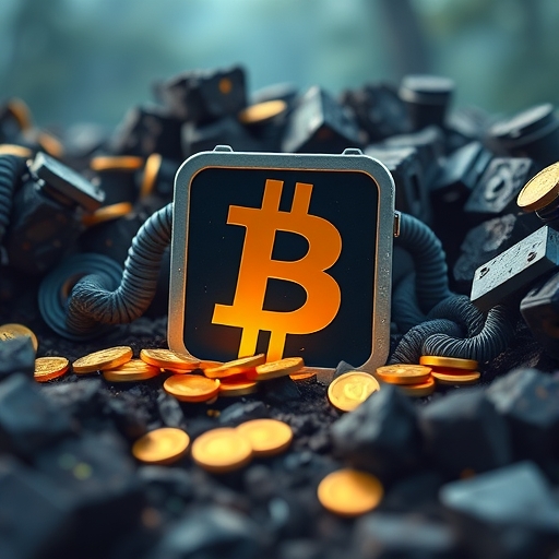 比特幣挖礦過程示意圖