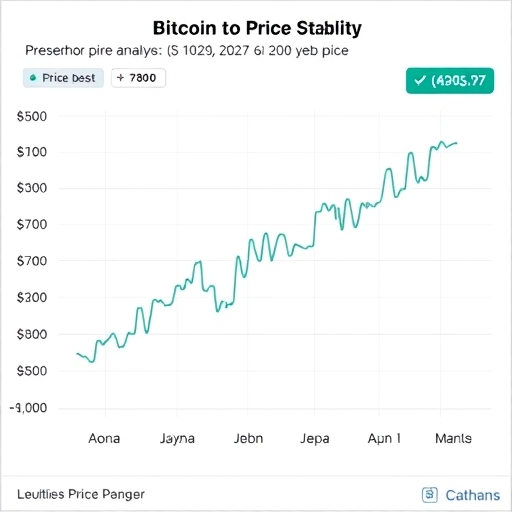 比特幣價格穩定性分析圖