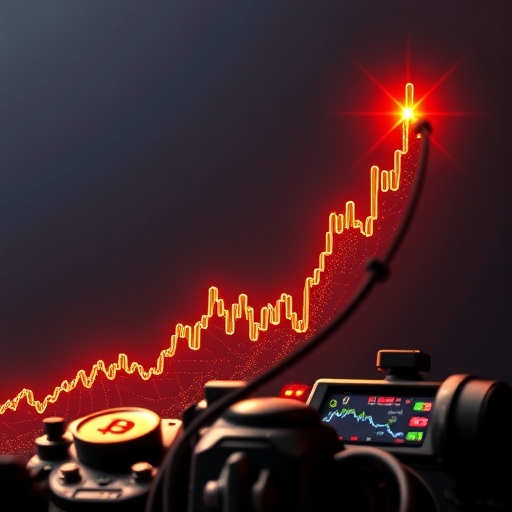 比特幣上升圖表