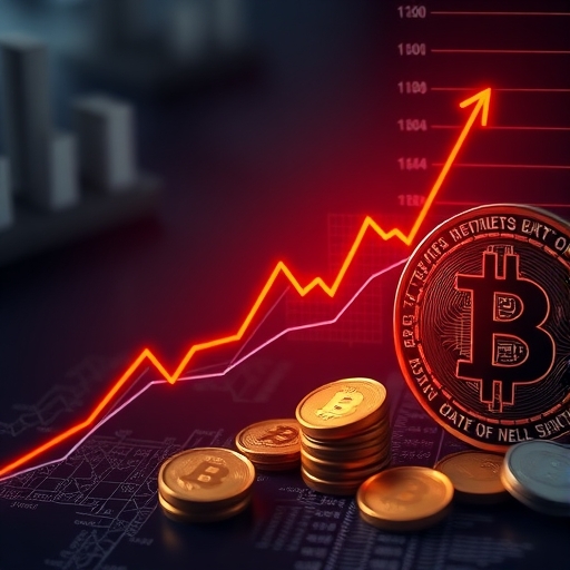 比特幣上升圖表