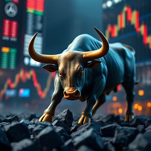 一張顯示加密貨幣牛市趨勢的圖表