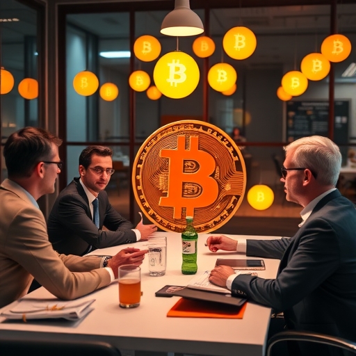 一位男子正在街頭交易股票