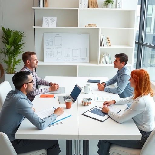 商務會議中討論策略規劃