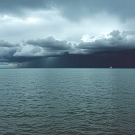 一片暴風雨前的平靜海面