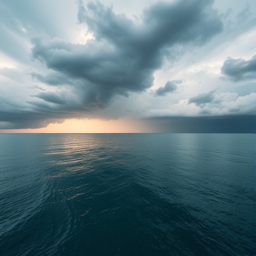 一片暴風雨前的平靜海面