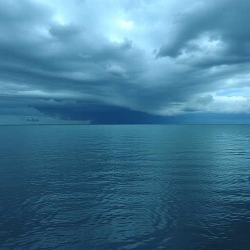 一片暴風雨前的平靜海面