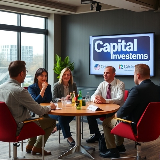 一位男子正在街頭交易股票