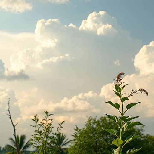 雲朵分開，顯示新的成長