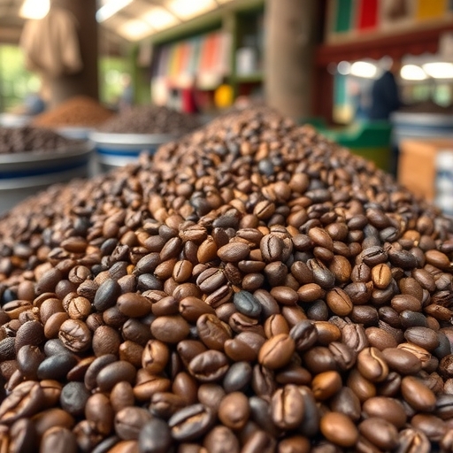 市場中的咖啡交易情況