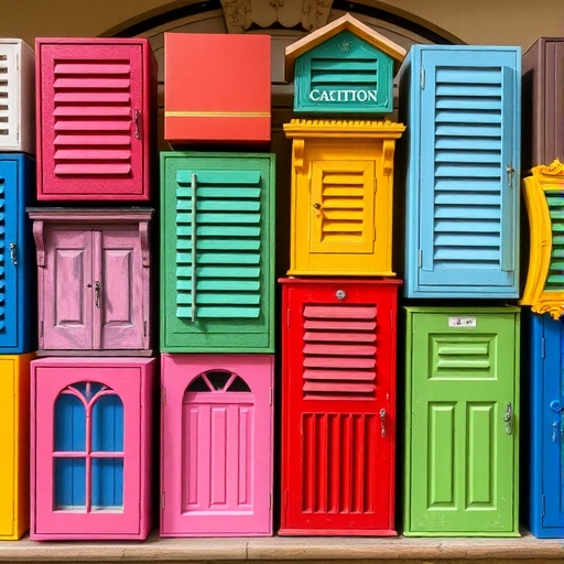 色彩斑斕的盲盒排列