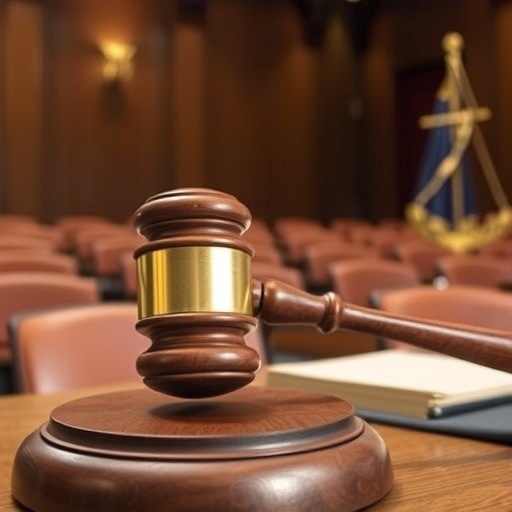 法庭上擺放著環境法相關的槌子