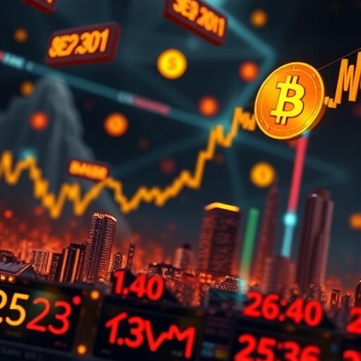 加密貨幣市場的動態圖表