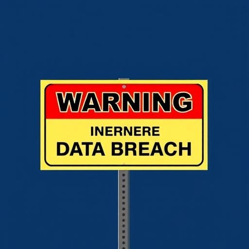 資料外洩警告標誌