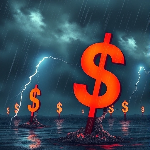 一位男子正在街頭交易股票