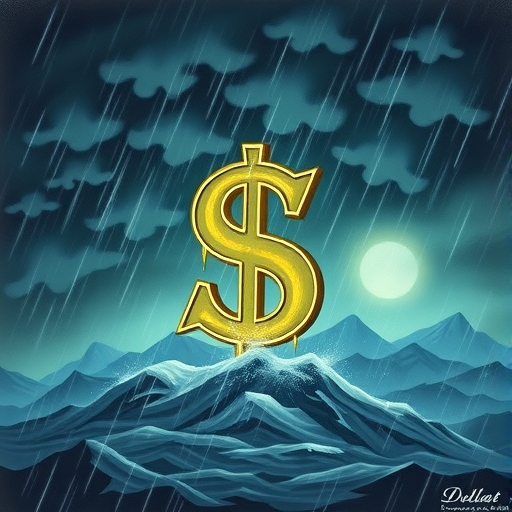 一位男子正在街頭交易股票