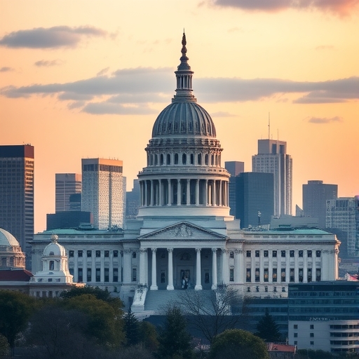 聯邦儲備大樓的天際線