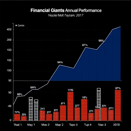 金融巨頭年度表現圖表