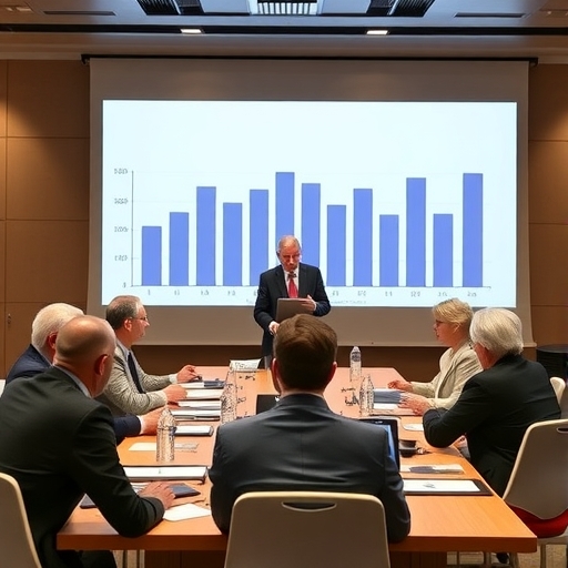 一位男子正在街頭交易股票