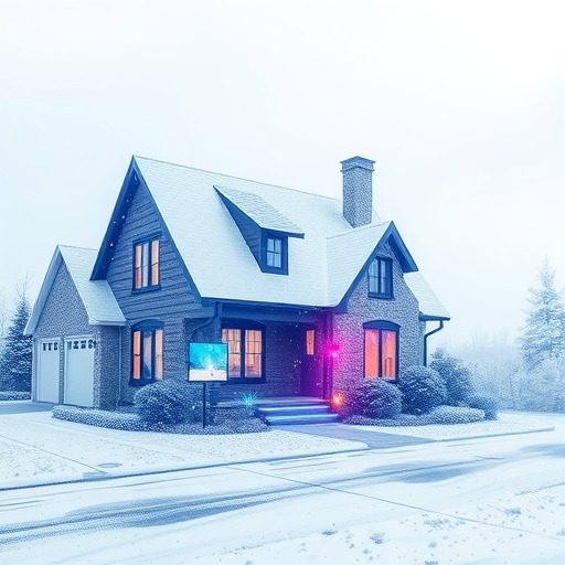 未來家居與科技融合的概念圖