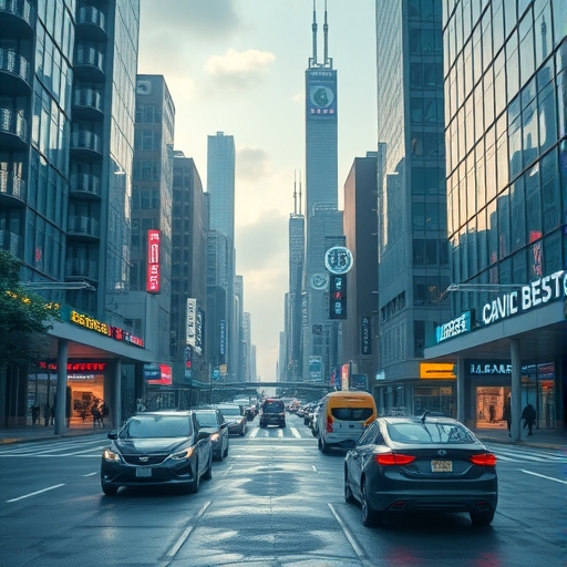 未來城市中的自主汽車行駛