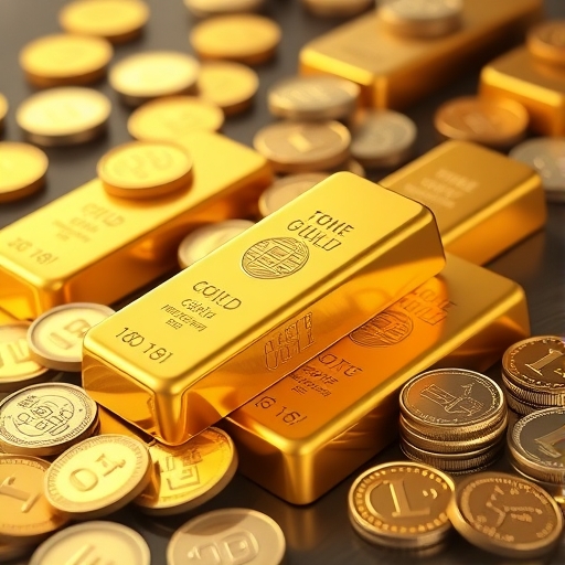 金條和金幣正在被出售