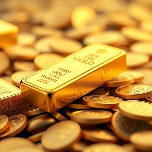 金條和金幣正在被出售