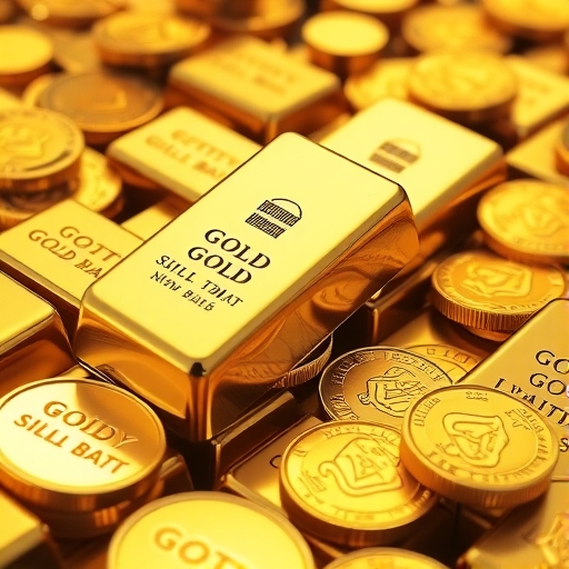 金條和金幣正在被出售