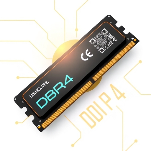 DDR4記憶體晶片的插圖