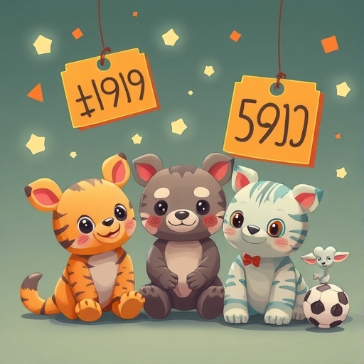 Labubu潮玩玩具搭配戲劇性的價格標籤