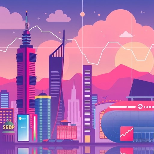 插圖顯示富邦金控的獲利狀況