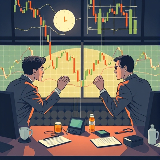 市場衝擊的插圖