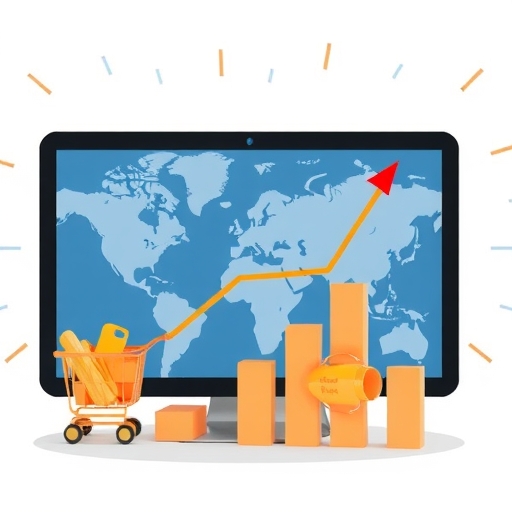 跨境電商增長的插圖