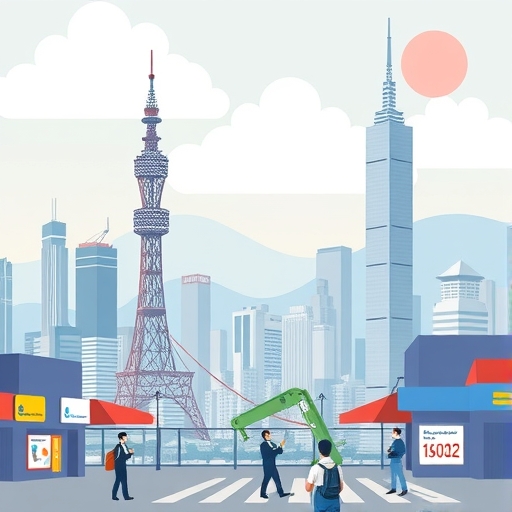 勞動市場變化的圖示