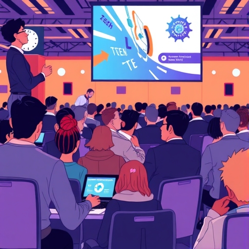 科技會議的插圖