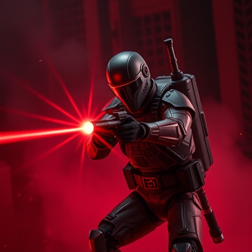 雷射防空系統的運作示意圖