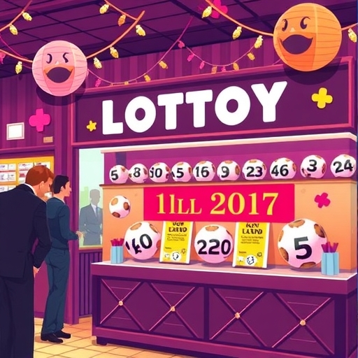 彩券行慶祝中獎