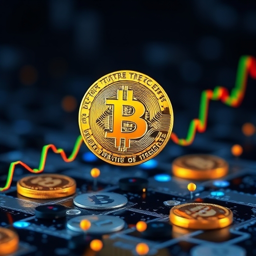 比特幣價格波動示意圖