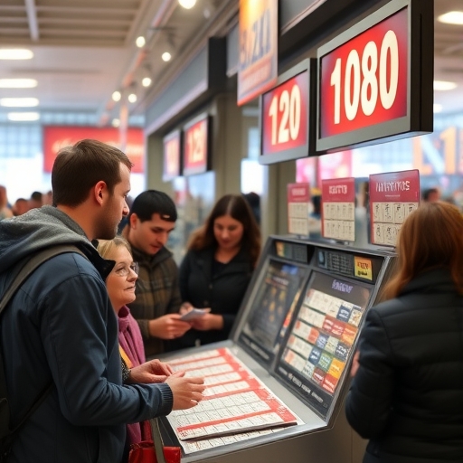 頭獎得主領取彩券獎金