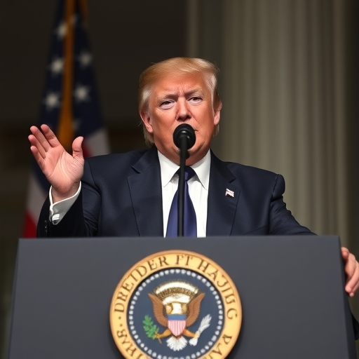 川普總統正在談論經濟