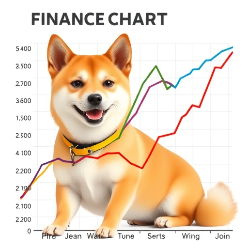 柴犬在財經圖表中的形象