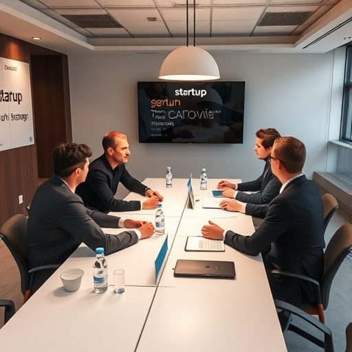 特斯拉高層在成長策略會議中討論